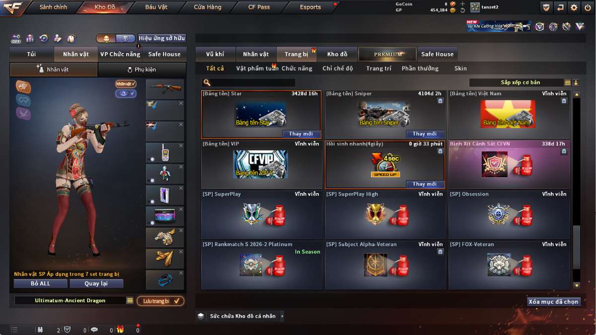 shop acc cf uy tin gia re